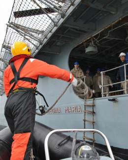 Antrenamente pe mare cu elicopterul Puma - 2