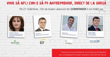 Stire din Cultură-Educație : Elevii constănțeni află cum e să fii antreprenor, direct de la sursă