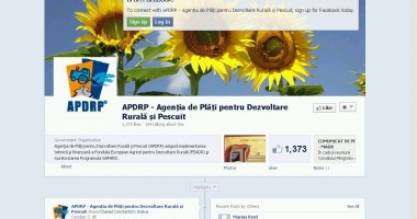 Era rețelelor de socializare / Agenția de Plăți pentru Dezvoltare Rurală și Pescuit are cont de Facebook