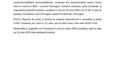 ANUNȚ PUBLIC - EOL SUD ENERGY S.R.L. - 2