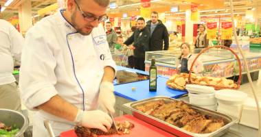 Cora City Park a încântat simțurile clienților cu un cooking show condus de doi chefi talentați - 13