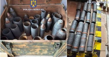Stire din Eveniment : Un adevărat arsenal de război a fost găsit în locuința unui român. Bărbatul s-a ales cu dosar penal