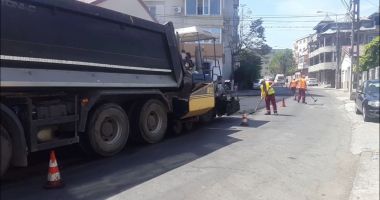 GALERIE FOTO. Asfaltări în Constanța. Se extinde strada Traian - 4