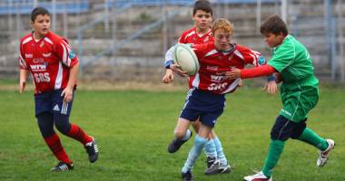Peste 200 de copii au participat la ediția a II-a a Cupei AR XV la mini-rugby - 8
