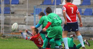 Peste 200 de copii au participat la ediția a II-a a Cupei AR XV la mini-rugby - 5