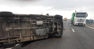 Șoferi, atenție! Accident pe Autostrada A2! - 2