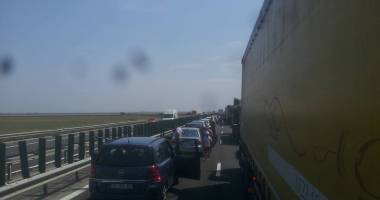 Atenție șoferi! Trafic blocat pe A2, spre Constanța - 2