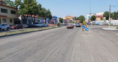 GALERIE FOTO / Atenție, șoferi! Lucrări de asfaltare pe un tronson al bulevardului Mamaia - 3
