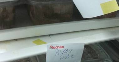AUCHAN-ul din Maritimo a băgat 18 persoane în spital / IATĂ CE AU GĂSIT INSPECTORII OPC în raionul de Gastronomie - 4