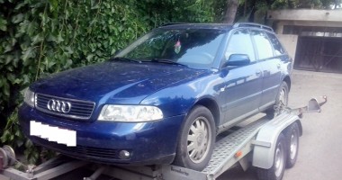 Stire din Eveniment : Audi A4 furat din Spania, descoperit la Negru Vodă