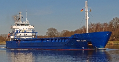 "Auriga" a eșuat în Canalul Kiel