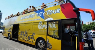 Stire din Social : Autobuzele supraetajate de la Constanța vor circula din mai pe traseul turistic Bucharest City Tour