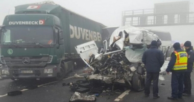 Accident grav în Germania cu un autocar cu români: 9 persoane rănite
