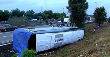 GRAV ACCIDENT DE AUTOCAR. Sunt 24 victime