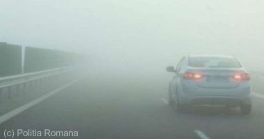 Stire din Actualitate : Atenție, șoferi! Vizibilitate redusă sub 50 de metri din cauza ceții