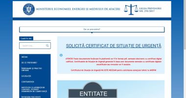 Stire din Economie : Aveți nevoie de certificat de situație de urgență? Iată cum îl puteți obține