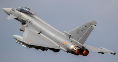 Aparate Eurofighter spaniole din Bulgaria, ridicate pentru a intercepta două avioane