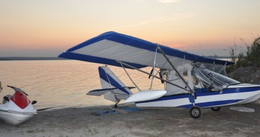 Stire din Diverse : A aterizat direct în lacul Siutghiol