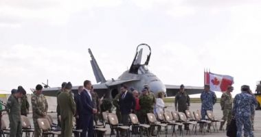Avioane militare canadiene zboară deasupra României