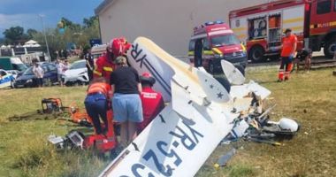 Stire din Eveniment : Un avion s-a prăbușit la Orăștie! O persoană și-a pierdut viața iar o alta a ajuns la spital