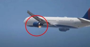 Stire din Actualitate : Panică la bordul unui avion cu sute de pasageri! Aeronava a luat foc imediat după decolare