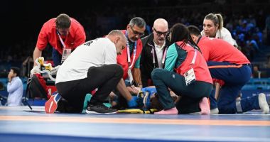 Stire din Sport : JO de la Paris. Cătălina Axente, accidentare gravă în finalul luptei cu americanca Kennedy Alexis Blades