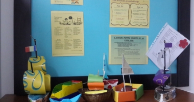 Preșcolarii de la grădinița "Azur" au construit prima flotă de vapoare din materiale reciclabile - 5
