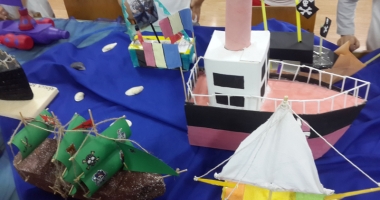 Preșcolarii de la grădinița "Azur" au construit prima flotă de vapoare din materiale reciclabile - 10