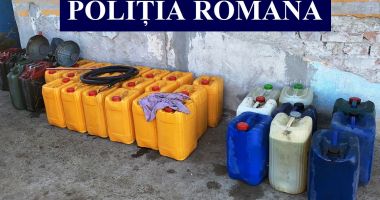 OPT BĂRBAȚI, REȚINUȚI PENTRU FURT DE COMBUSTIBIL - 1