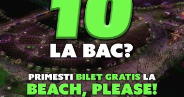 Stire din Cultură-Educație : Dacă ai luat 10 la Bac, ai bilet gratuit la Beach, Please! – cel mai mare festival de muzică din Europa