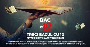Intrare gratuită la UNTOLD și NEVERSEA, în 2022, prin campania "BAC DE 10". Performanța este din nou răsplătită - 2