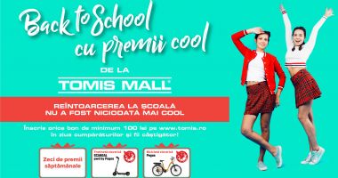 Cu Tomis Mall școala e mai cool!