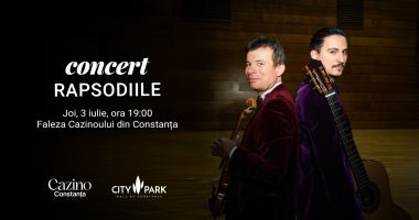 Stire din Social : City Park Mall of Constanta si Cazinoul din Constanta transmit live pe faleza, in 3 iulie, concertul violonistul Alexandru Tomescu