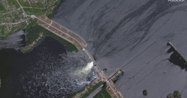 Au apărut noi date despre barajul care s-a rupt în Ucraina. Era avariat înainte să cedeze