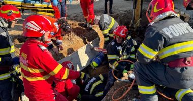 Stire din Eveniment : Un muncitor a fost prins sub un mal de pământ, în timpul unor lucrări