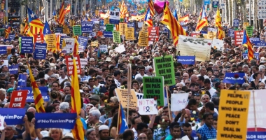 Barcelona, 500.000 de oameni  în stradă împotriva terorismului - 2