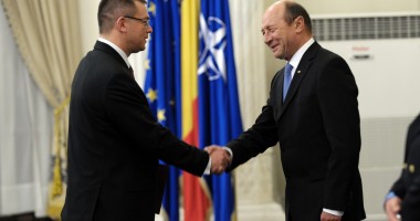 Băsescu și Ungureanu au analizat recuperarea salariilor și scăderea CAS