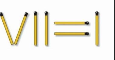 TEST de PERSPICACITATE: Mută un băț și rezolvă calculul