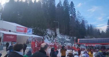 Stire din Eveniment : Turiștii s-au luat la bătaie la telegondola din Poiana Brașov. De la ce a început scandalul