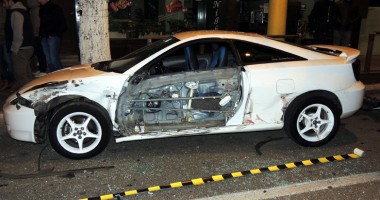 Prăpăd făcut de un notar public, în Constanța:  a distrus cinci mașini  și s-a răsturnat cu BMW-ul - 3