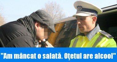 Stire din Eveniment : SCUZELE PENIBILE ALE ȘOFERILOR PRINȘI BEȚI LA VOLAN