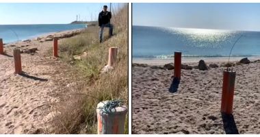 Stire din Social : Betoane pe nisip, la Tuzla. "Am solicitat ajutorul poliției!"