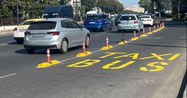 Stire din Actualitate : Autoturismele cu minim patru persoane ar putea circula și pe benzile speciale de transport în comun