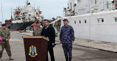 Stire din Eveniment : Ministrul Apărării, Radu Miruță, prezent exercițiul multinațional Sea Shield