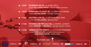 Stire din Eveniment : Programul zilei de dumincă, 31 mai, de la Antena 3 Constanța