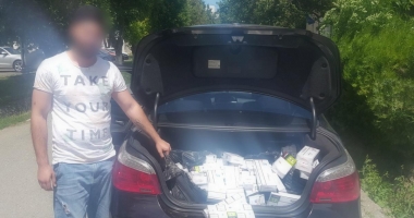 BMW OPRIT IN TRAFIC, LA CONSTANȚA. Doi bărbați vor da explicații pentru ceea ce transportau!