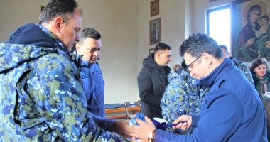 Stire din Eveniment : Slujba de Bobotează, oficiată în unitatea militară de la Capu Midia