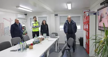 Premierul Ilie Bolojan a vizitat șantierul noului CET din Constanța - 2