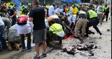 IMAGINI ȘOCANTE! Atacuri TERORISTE în Boston: Morți, răniți și oameni cu membre amputate! - 12
