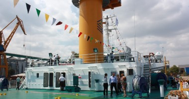 Cea mai mare macara plutitoare de la Marea Neagră a fost construită la SNC / Galerie foto - 6